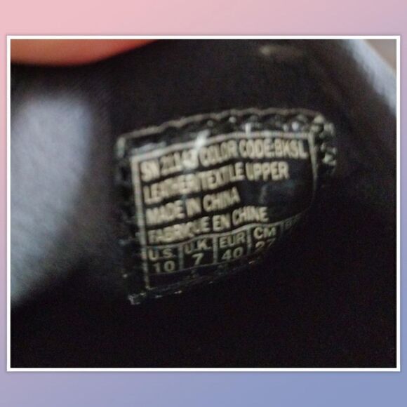 NWOT Skechers Sequin Leather Textile Comfort Sneakers Size 10 - Picture 5 of 5